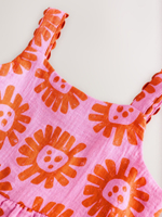 Комбинезон летний для девочки Next E79-575, Фуксия