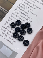 Пуговицы Эрме. черные