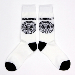 Носки Ramones ( белые, длинные )