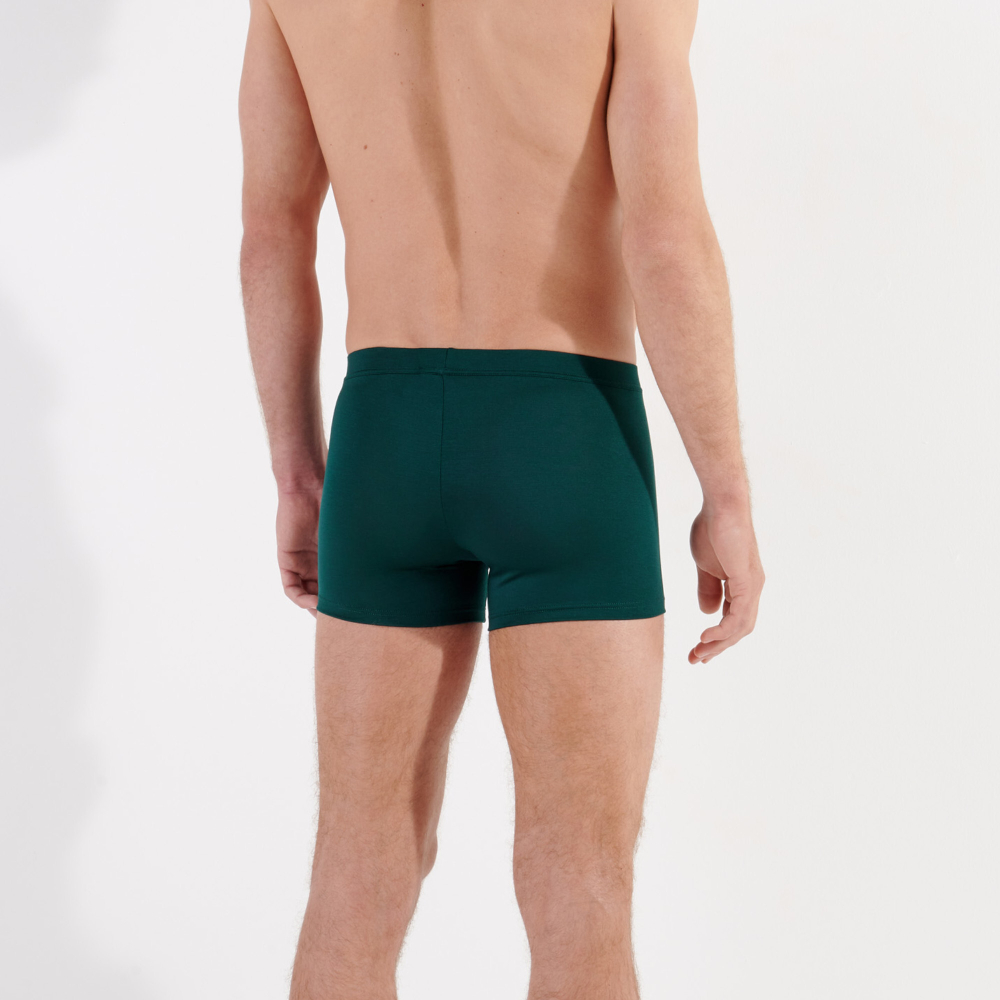 Мужские трусы боксеры темно-зеленые HOM TENCEL SOFT Comfort Boxer Briefs HO1 402465_4000DG
