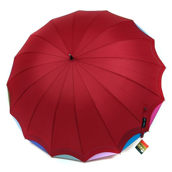 Женский зонт трость 3 Слона, полуавтомат 1100-B-07