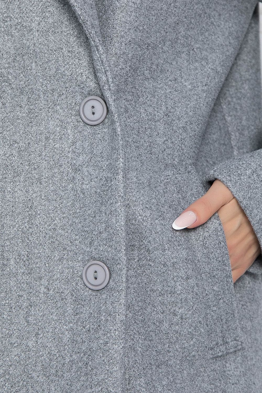 Пальто Я в теме (серое) Б12484-7 LT Collection (Акция)