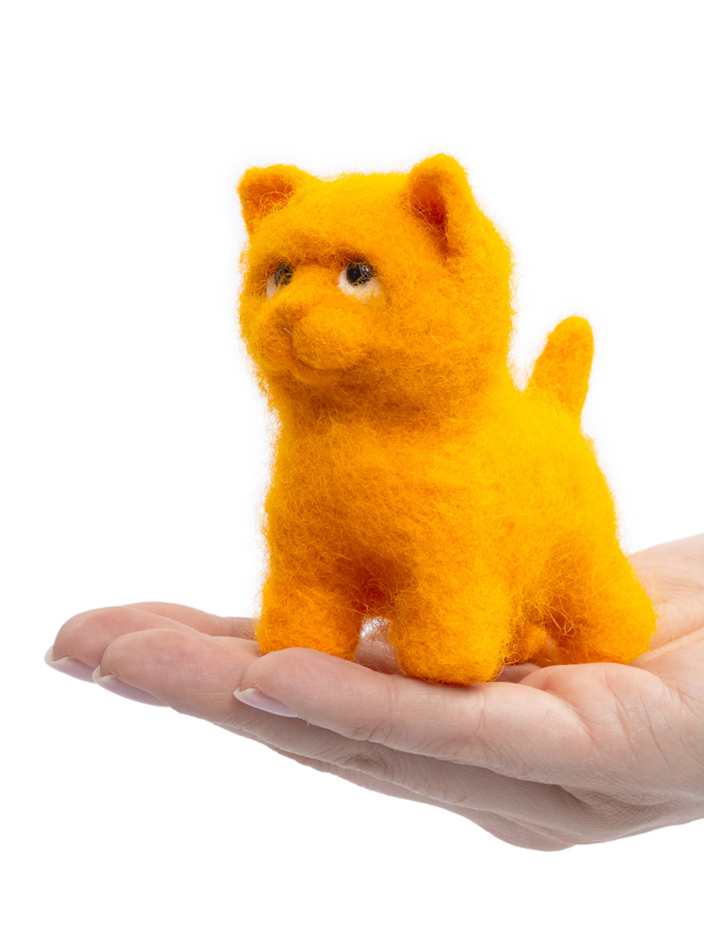 Валяние из шерсти Котик