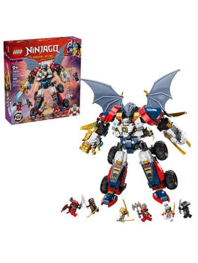 Конструктор Лего Ниндзяго Ультра-объединяющий робот Зейна 71834 | LEGO NINJAGO Zane Ultra Combiner Mech 1187 деталей 9+