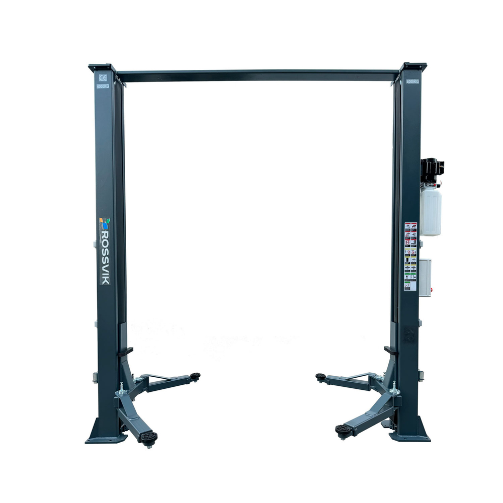 Автоподъемник двухстоечный ROSSVIK V2-4LB г/п 4.0т, 380В, с верхней синхронизацией. Цвет серый.