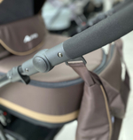 Коляска  ALFA (3 в 1) (RIKO BASIC) 10 коричневый-капучино