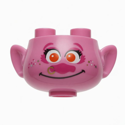 Голова тролля с ухмылкой 65461pb07 Dark Pink
