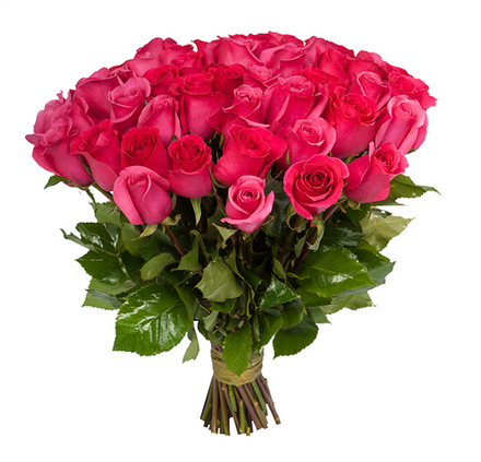 Голландские розовые розы "Pink Floyd" (80 см)