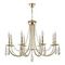 Подвесная люстра Crystal Lux Victoria SP8 Gold/Amber