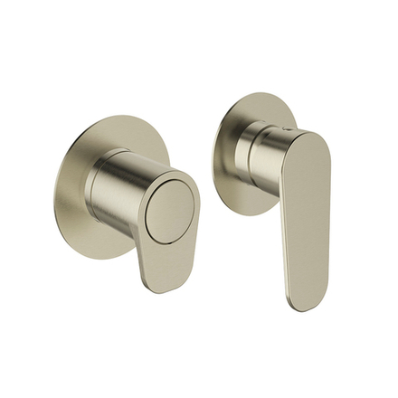 Встраиваемый смеситель для душа на 2 выхода ALEXIA 361512HSNC никель