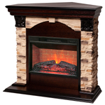 Каминокомплект Real Flame Dublin Corner Rock AO с очагом Irvine 24 (угловой)