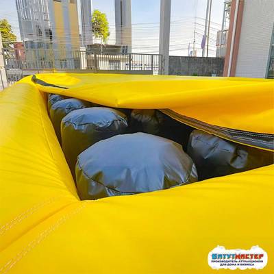 Надувная подушка для трюков «Уверенный прыжок», 13×7×1,2 м