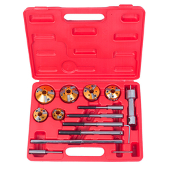 МАСТАК (103-13014C) Набор фрез для правки седел клапанов, 28-65 мм, кейс, 14 предметов