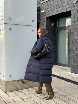 Пуховик Шерон синий