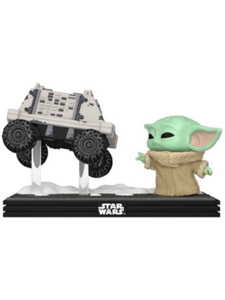 Фигурка Funko POP! Moment Bobble Star Wars M & G Grogu with Polar Mouse Droid