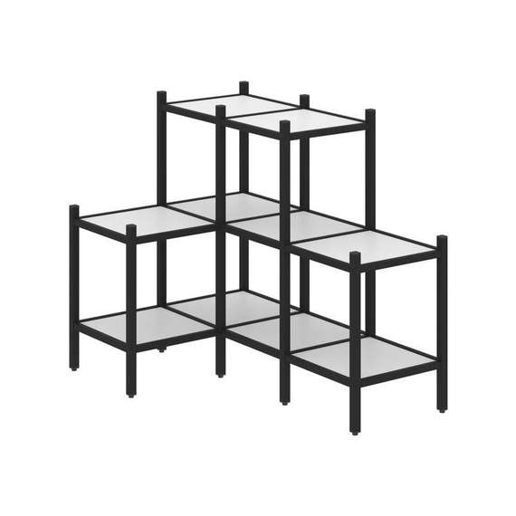 Лофт Угловой внутренний стеллаж VR.L-37  862*1278*1047