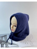 капор зимний и осенний капюшон- снуд вязаный ангора