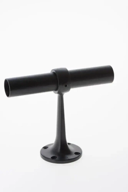 Держатель трубы d25мм дистанционный L112,5мм, jk58 цвет черный, комплект 2шт. диаметром 25мм. Джокер