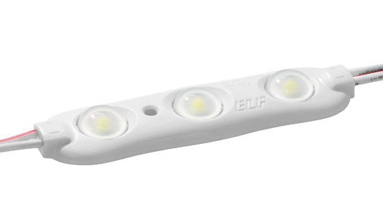 Модуль светодиодный ELF VIVO III, 3SMD 2835 c линзой, 12V, 0,9Вт, 160гр., IP65, белый