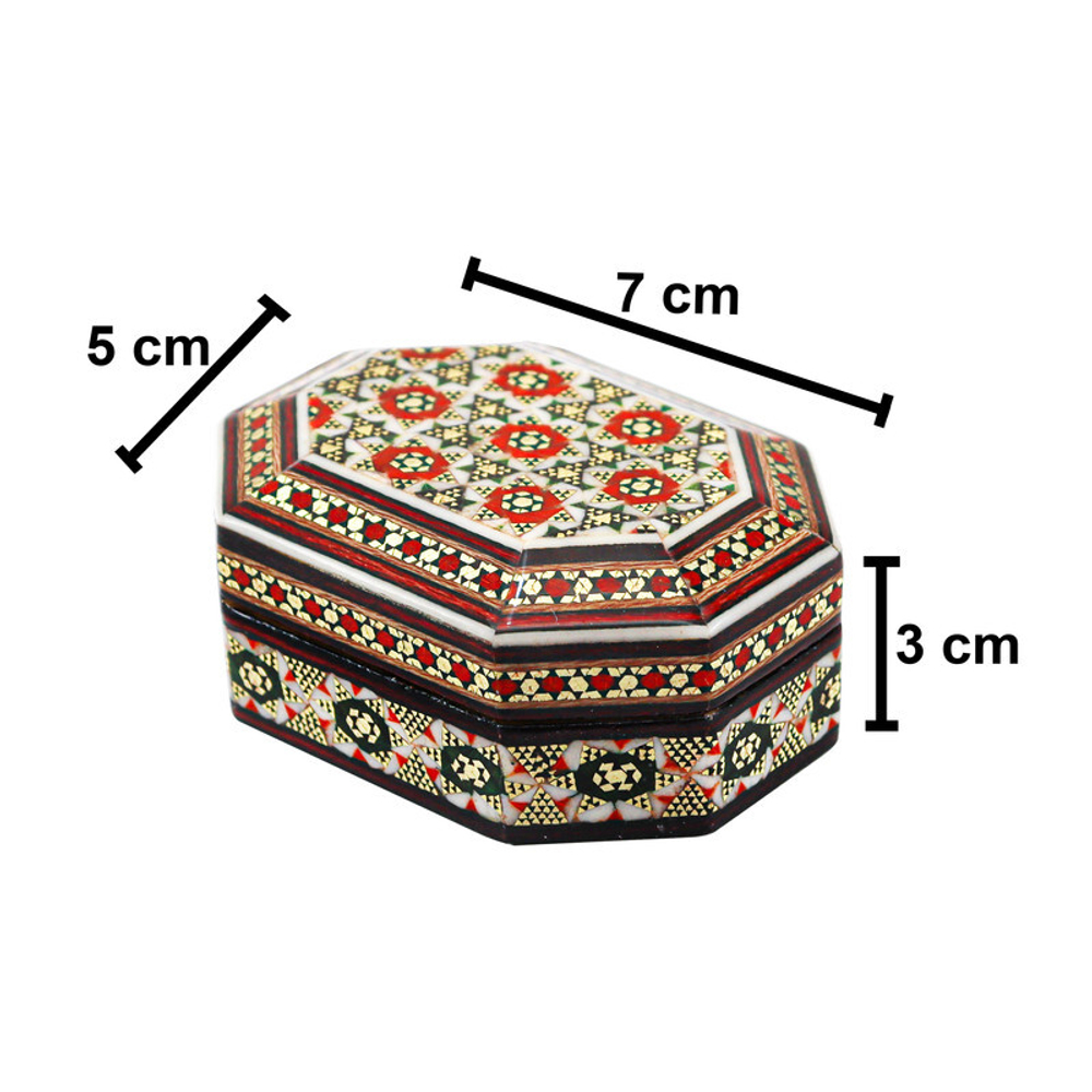 Шкатулка Хатам Кари 622 (khatam-kari) сувенир из Ирана в технике хатамкари