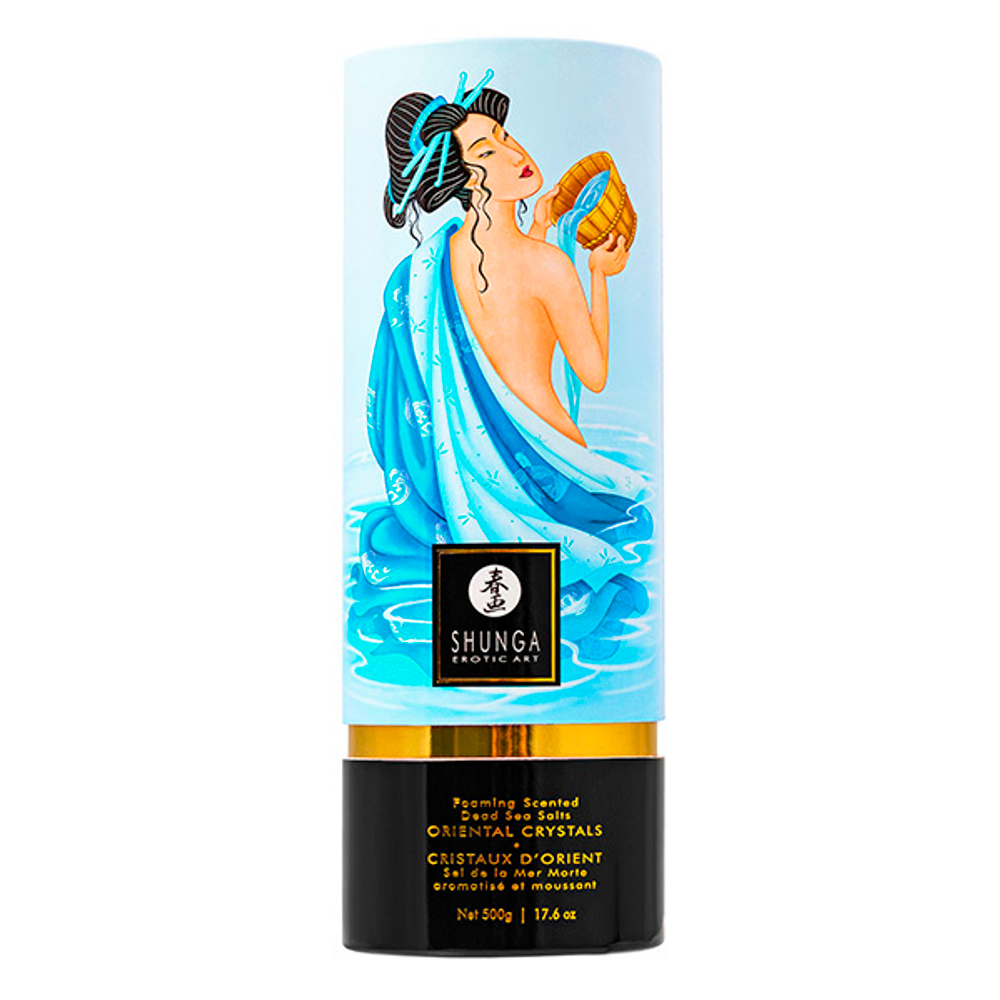 Соль Мёртвого моря для ванны Искушение океана Shunga Oriental Crystals 500г