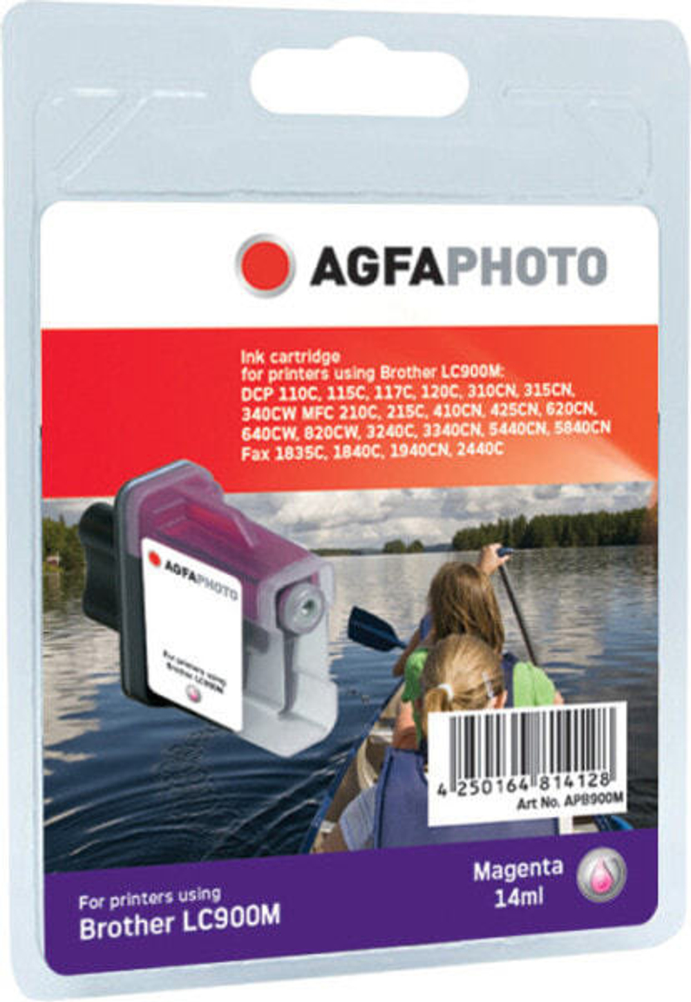 Картридж струйный пурпурный 1 шт AgfaPhoto Holding GmbH APB900MD