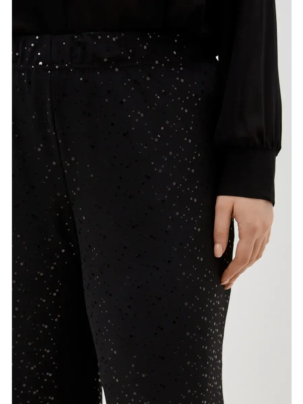 Брюки блестящие нарядные