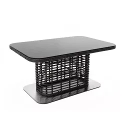 "Блисс" плетеный стол из искусственного ротанга 141х92х75см, цвет бронзовый