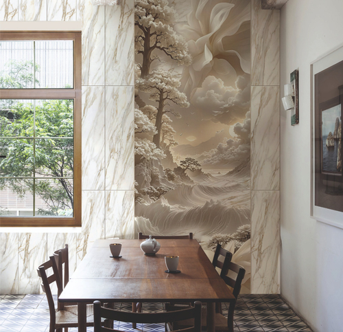 Панель ПВХ 3D Starline Королевская Грация фон 2700х250 мм