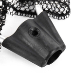 Подсачек лодочный квадратный с прорезиненной сеткой (40х40см)