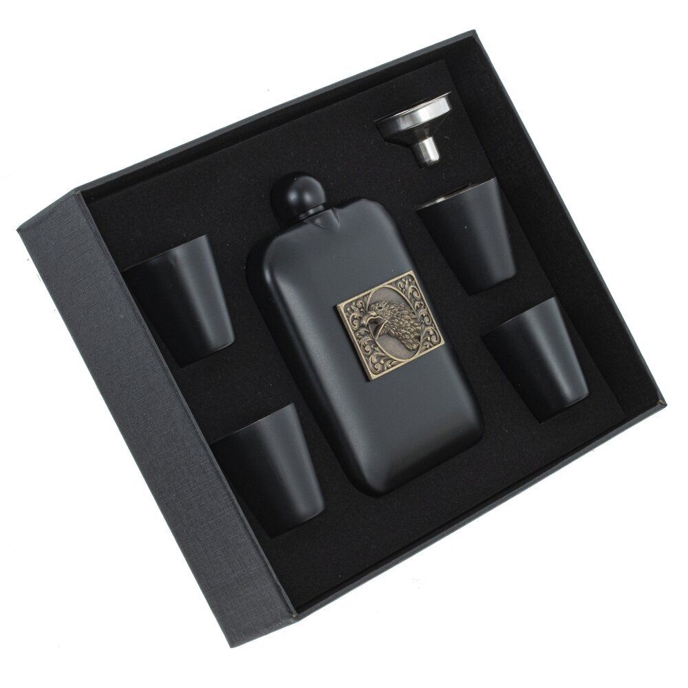 GAEM Набор из 6-ти предм.: фляжка 180 мл, L23,5 W17,5 H4 см