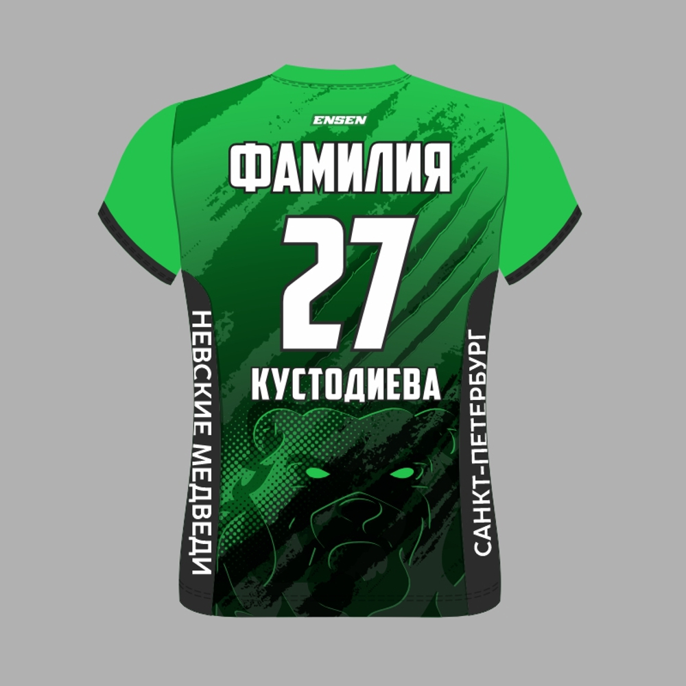 Футболка женская. Основной. Кустодиева