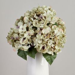 ЦВЕТОК ИСКУССТВЕННЫЙ "ГОРТЕНЗИЯ" ВЫСОТА=52СМ. (МАЛ=24 ШТ/КОР=72ШТ.)