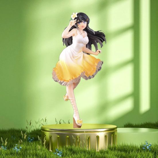 Фигурка Май Сакурадзима из аниме: Этот глупый свин не понимает мечту девочки-зайки, 20 см