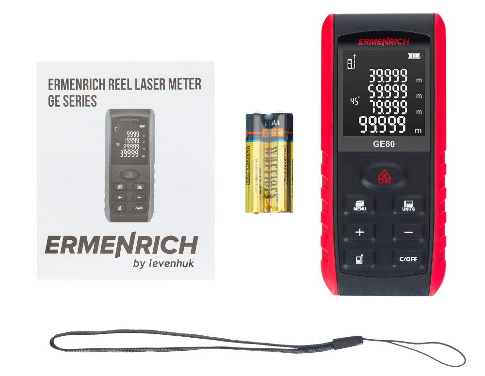 Лазерная рулетка Ermenrich Reel GE80