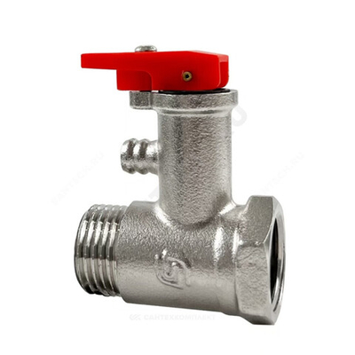 Клапан предохранительный латунь для бойлера с курком 3/4" НР/ВР Рср= 8бар SantechSystems