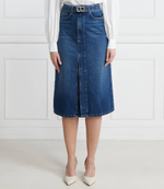 Джинсовая юбка TWINSET - темно-синий(241TP2661)