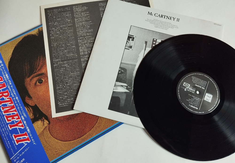 Винтажная виниловая пластинка LP Paul McCartney II (Japan 1980) (Obi)