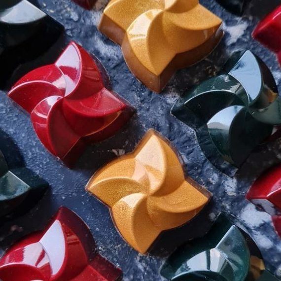 774 | Форма для шоколадных конфет &quot;Ветерок&quot; (275*175 мм)