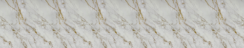 ПАНЕЛЬ ПВХ (ФАРТУК) БЕЛЫЙ МРАМОР ЗОЛОТО 3000Х600Х1,3ММ