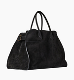 Сумка The Row Soft Margaux 17 Bag in Suede Black