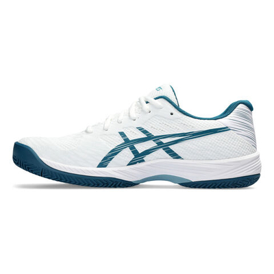 Мужские теннисные кроссовки ASICS Gel-Game 9 Clay Court Shoe Men - White, Petrol