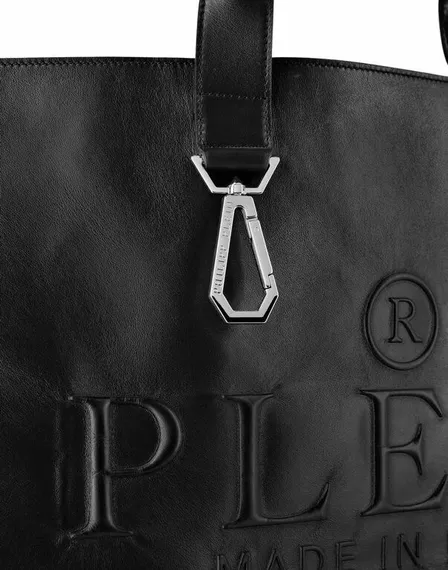 Сумка Philipp Plein BIG LEATHER TOTE BAG ICONIC PLEIN