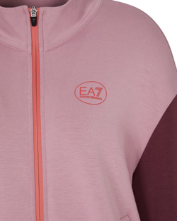 Женский теннисный костюм EA7 Tennis Pro - dusty orchid/bordeau