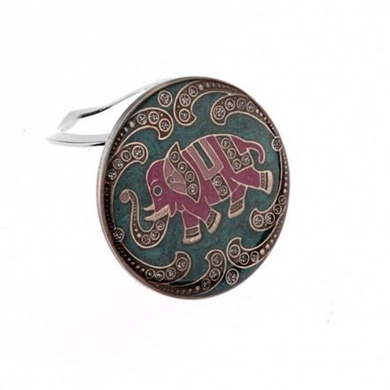 Зажим для платка Clara Bijoux слон 11-00645.5 G/V