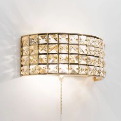 Citilux Портал CL324302 Бра хрустальное с выключателем Золото