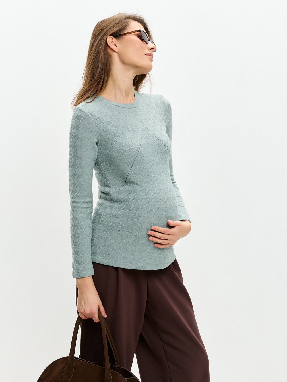 Кофта "Стефания" для беременных и кормящих мам.