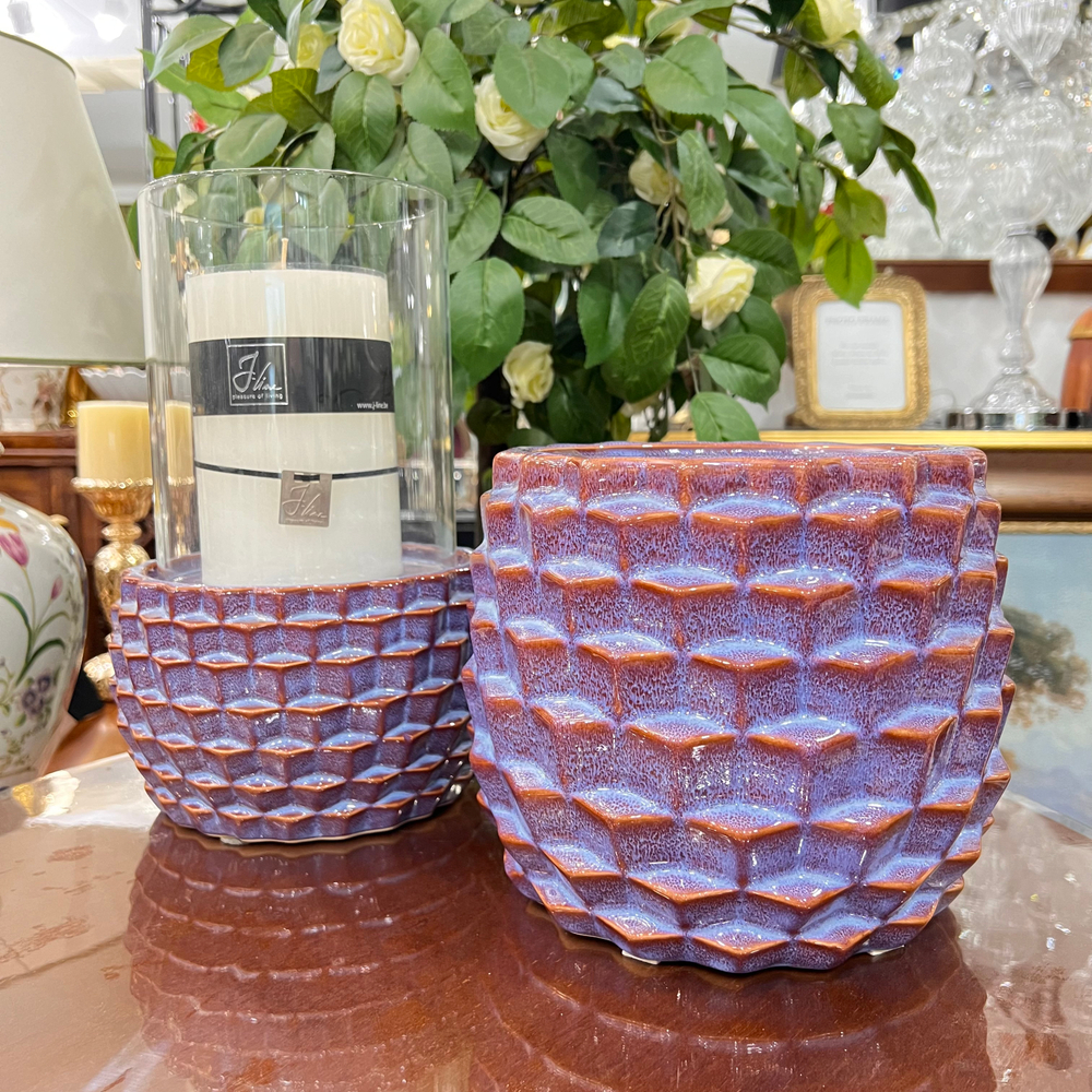 Кашпо пурпурное 18 см