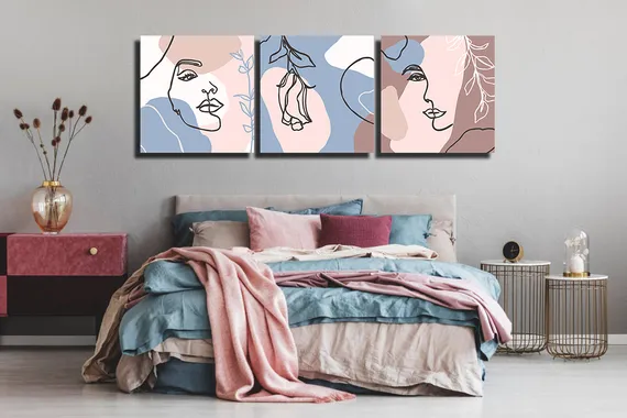 Модульная картина "Коллаж в современном модном стиле"