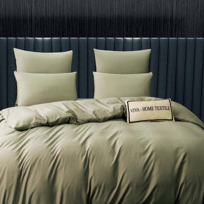 Комплект постельного белья Однотонный Сатин «Солнечный лен»